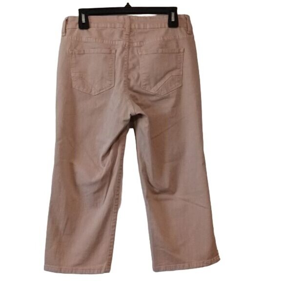 NYDJ Womens Light Tan Crop Jeans, Denim Pants, Size 4 - Picture 4 of 13